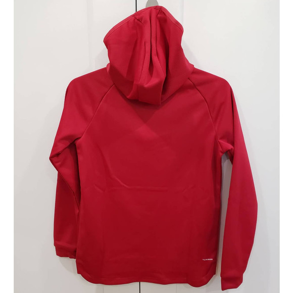 Adidas Women's Hoodie Red W TI BOS HOODIE Size XS - Picture 8 of 8